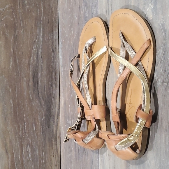 Jessica Simpson Womens Ankle straps sandals shoes sz 9B - Picture 2 of 11